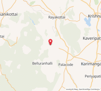 Map of Marandahalli, Tamil Nadu