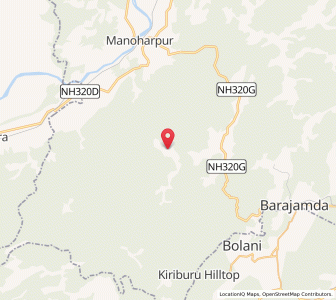 Map of Marang Ponga, Jharkhand