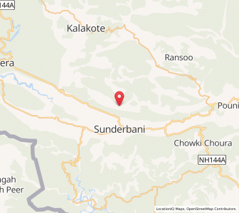 Map of Marchola, Kashmir