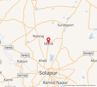 Map of Marde, Maharashtra