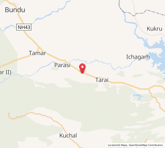 Map of Mardhan, Jharkhand