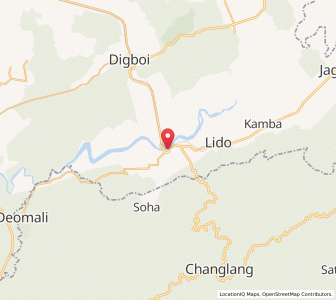 Map of Margherita, Arunachal Pradesh