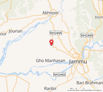 Map of Marhbagh, Kashmir
