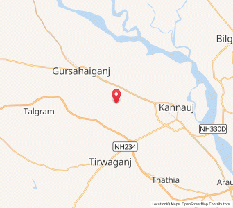 Map of Marhia, Uttar Pradesh