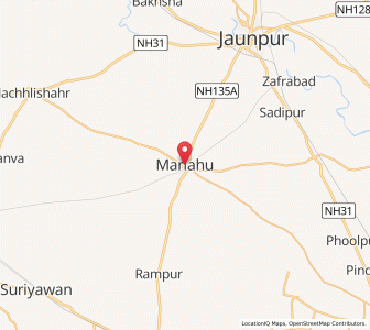 Map of Mariahu, Uttar Pradesh