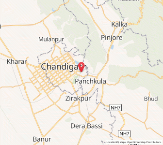 Map of Mariwala Town, Chandigarh