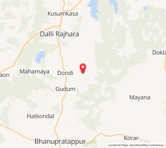 Map of Markatola, Chhattisgarh