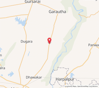 Map of Markua, Uttar Pradesh