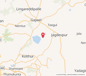 Map of Markuk, Andhra Pradesh