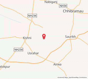 Map of Marnamau, Uttar Pradesh