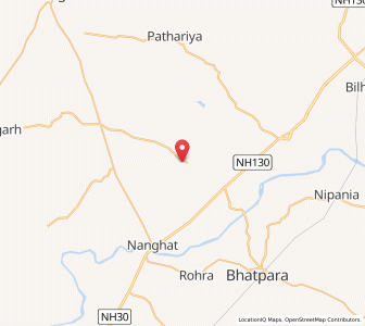 Map of Maro, Chhattisgarh