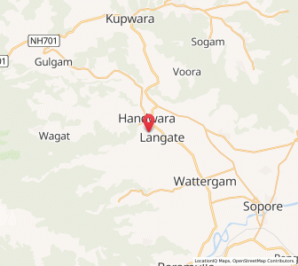 Map of Marotgain, Kashmir