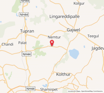 Map of Marreddipalli, Andhra Pradesh