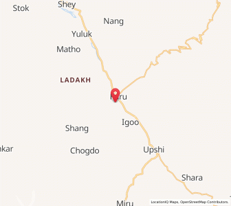 Map of Martselang, Kashmir