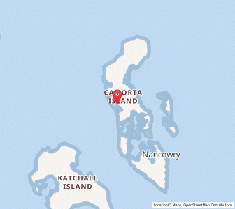 Map of Maru, Andaman and Nicobar Islands