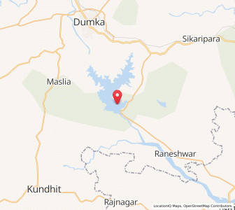 Map of Masanjor, Jharkhand