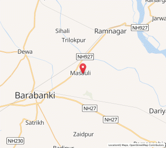 Map of Masauli, Madhya Pradesh