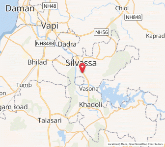 Map of Mashat, Dadra and Nagar Haveli