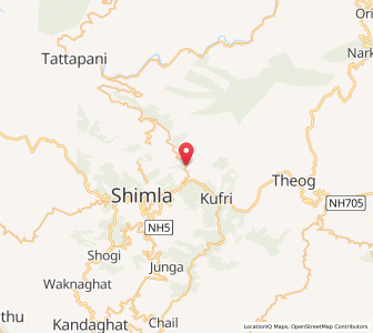Map of Mashobra, Himachal Pradesh