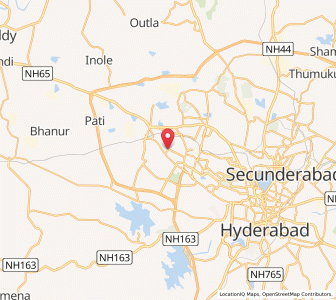 Map of Masjidpur, Andhra Pradesh