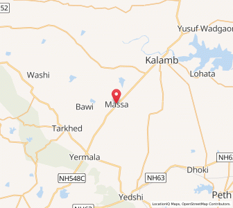 Map of Massa, Maharashtra