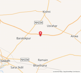 Map of Masud, Uttar Pradesh