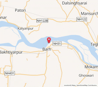 Map of Masumganj, Bihar