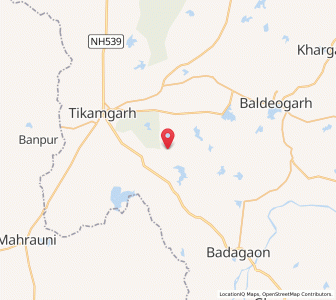 Map of Matauli, Madhya Pradesh