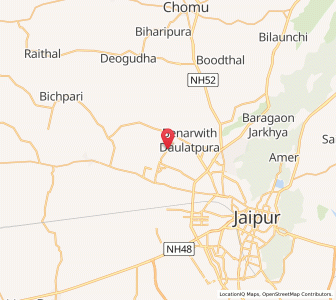 Map of Matawali Dhani, Rajasthan