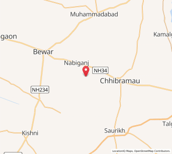 Map of Matehna, Uttar Pradesh