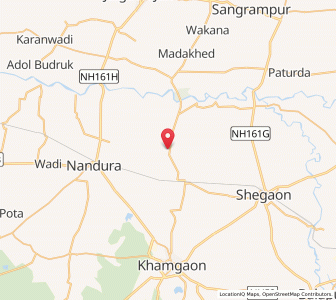 Map of Matergaon, Maharashtra