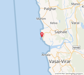 Map of Mathana, Maharashtra