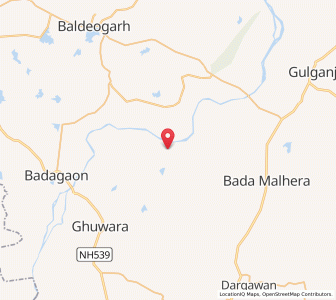 Map of Mathanikhera, Madhya Pradesh