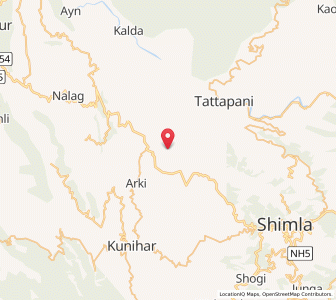 Map of Mather, Himachal Pradesh