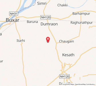 Map of Mathila, Bihar