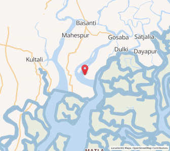 Map of Mathurakhanga, West Bengal