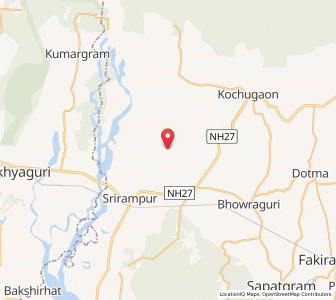 Map of Matipara, Assam