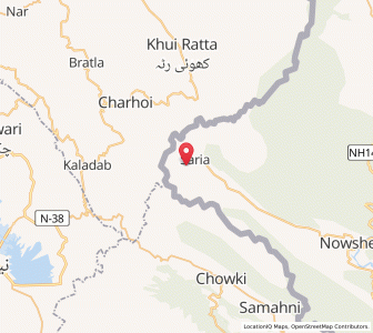 Map of Matlasi, Kashmir