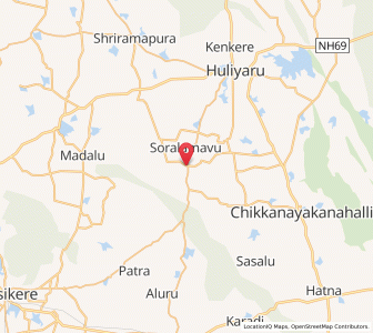 Map of Mattigatta, Karnataka