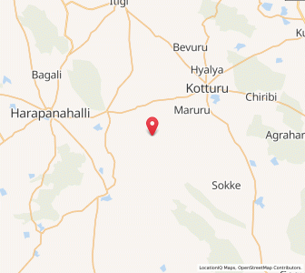 Map of Mattihalli, Karnataka