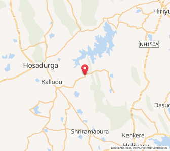 Map of Mattod, Karnataka