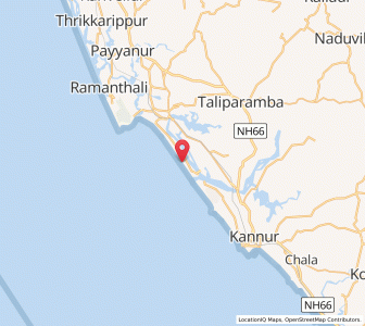 Map of Mattul, Kerala