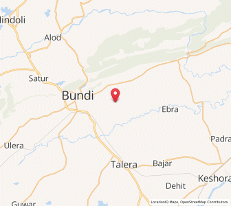 Map of Matundo, Rajasthan