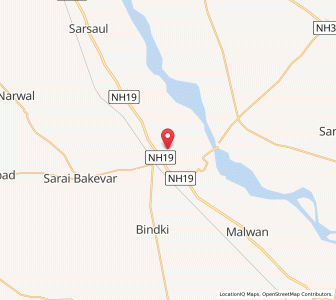 Map of Mauhar, Madhya Pradesh