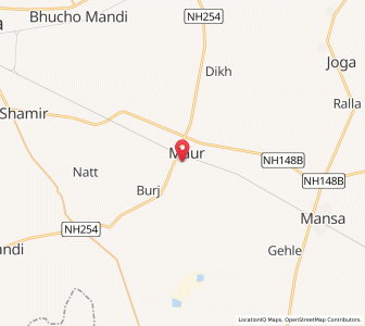 Map of Maur Khurd, Punjab