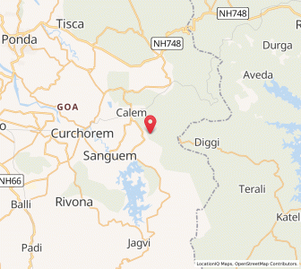 Map of Mavlinguem, Karnataka