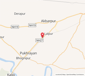 Map of Mawar, Uttar Pradesh