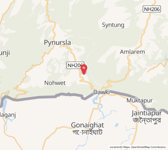 Map of Mawdem, Meghalaya