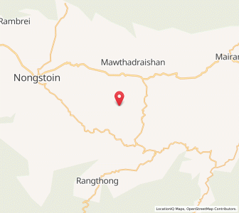Map of Mawrongor, Meghalaya