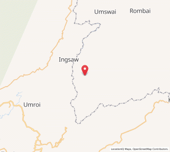 Map of Mawshaladiang, Assam